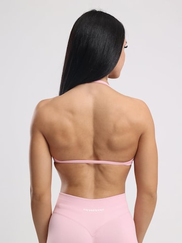 neverover - Bustier Sujetador deportivo 'Hue Minimal Strappy Bra' en rosa