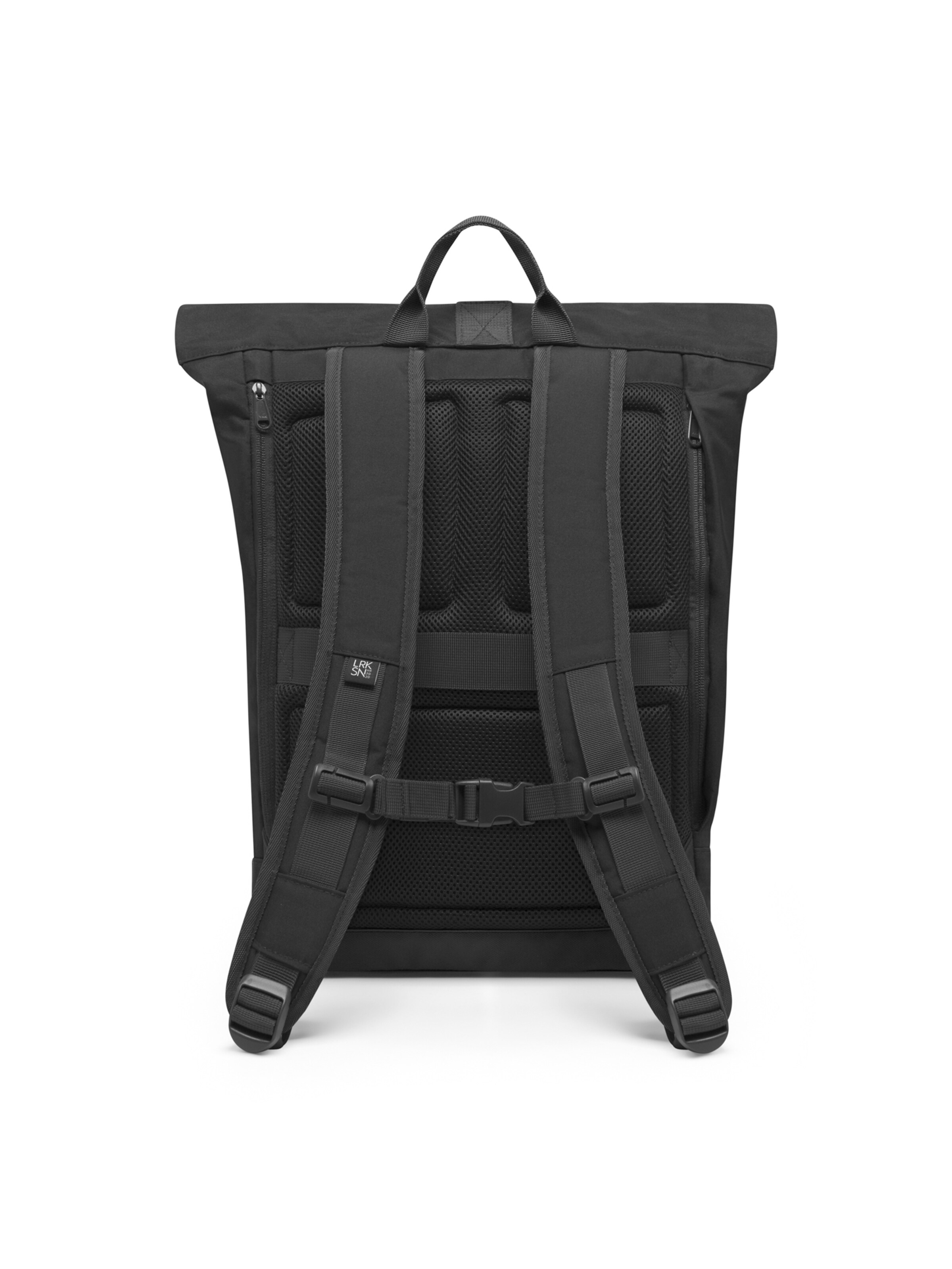 LARKSON Rucksack 'Janne' in Schwarz: Rückseite