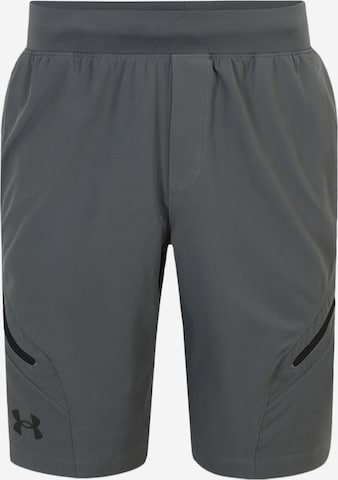 UNDER ARMOURSportske hlače - siva boja: prednji dio