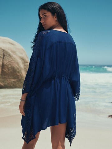 Next - Albornoz corto en azul