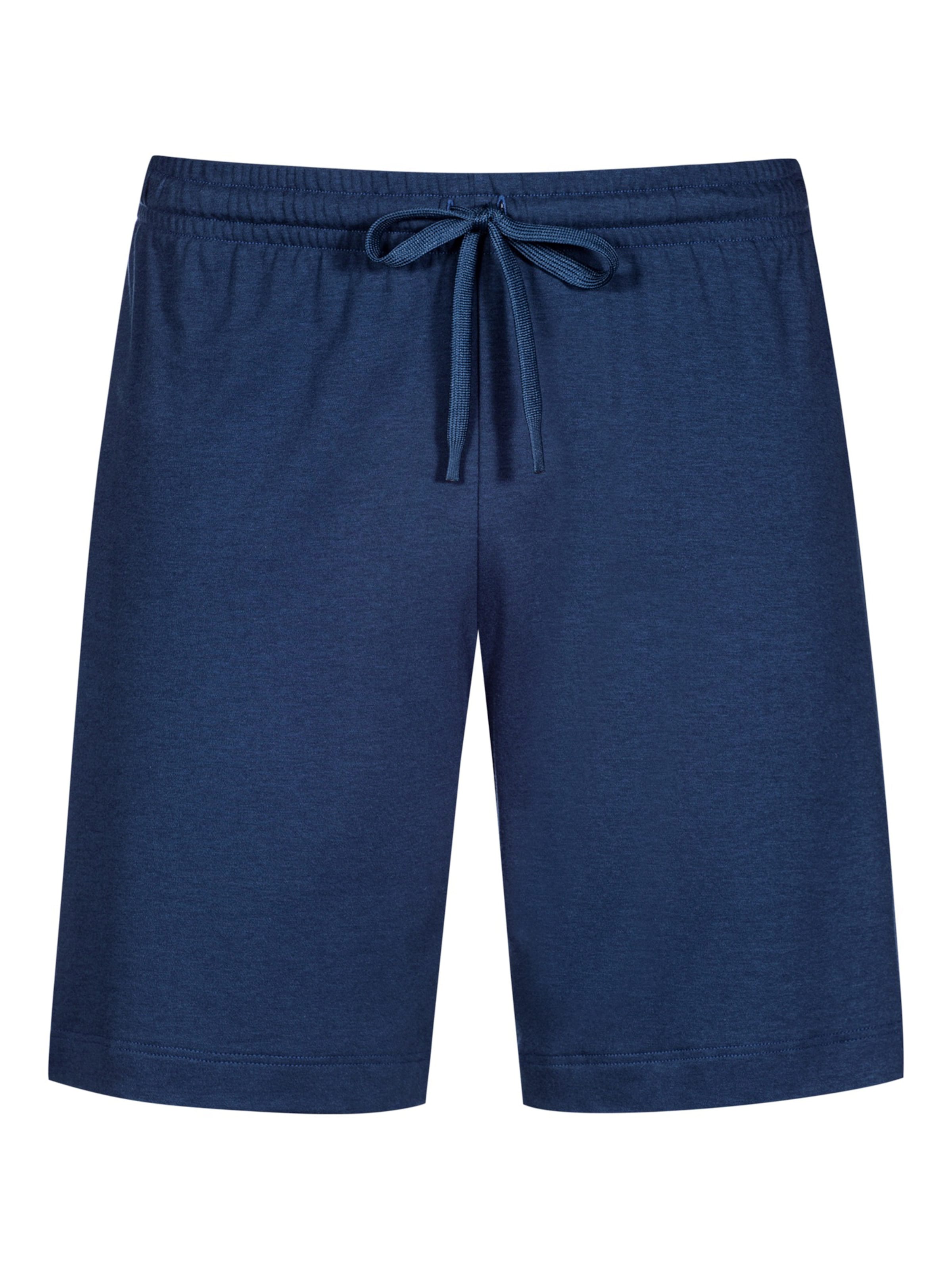 Mey Pajama pants 'Solid Night' in Blue: front