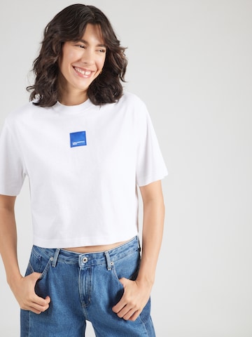 T-shirt KARL LAGERFELD JEANS en blanc : devant