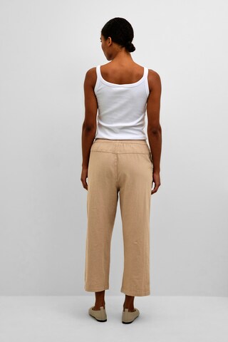 Kaffe Wide leg Broek 'Naya' in Beige