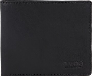 mano Wallet 'Don Simon' in Black: front