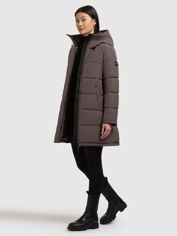 khujo Winter coat 'Faltd2' in Grey
