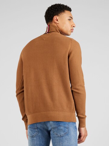 TOMMY HILFIGER Sweter w kolorze brązowy