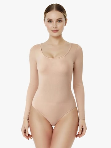 Body modelant 'Body met Lange Mouwen Met String' Shapetape en beige