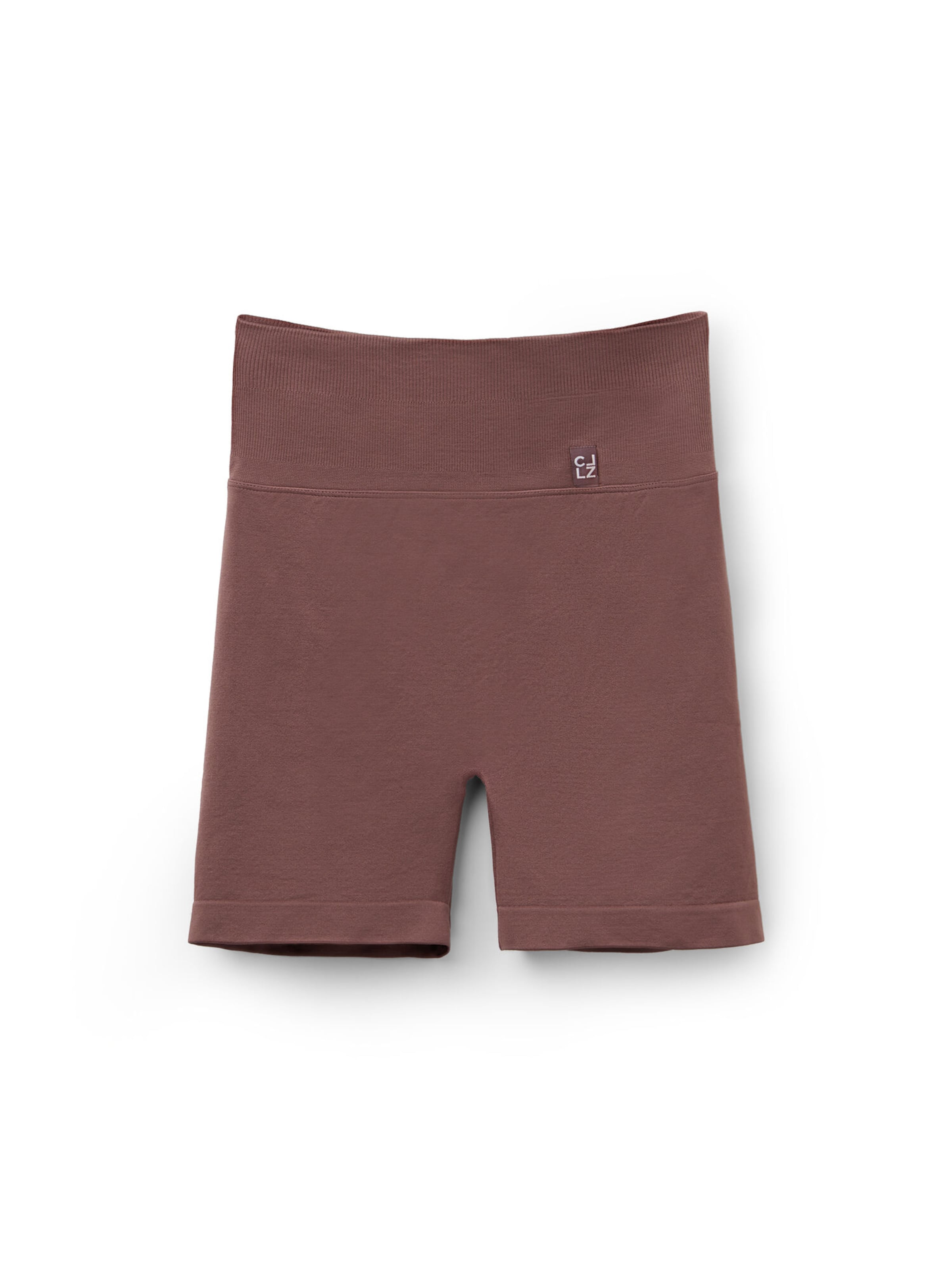 CALZEDONIA Skinny Shorts in Braun: Vorderseite