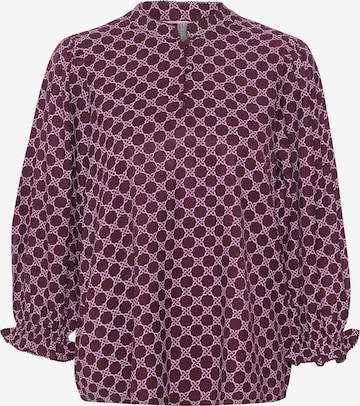 CULTURE Blouse 'Chaina' in Rood: voorkant