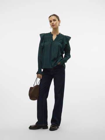 Chemisier 'TRINE ' VERO MODA en vert