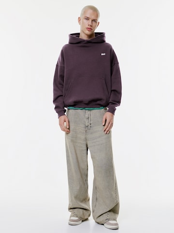 Pull&Bear Sweatshirt 'STWD' in Purple