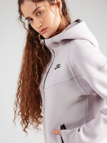 Giacca sportiva 'Tech Fleece' di Nike Sportswear in lilla