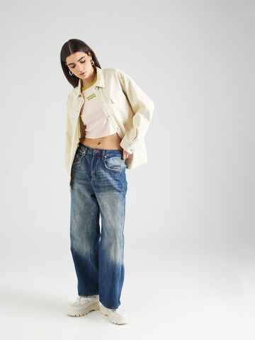 LEVI'S ® Póló 'Graphic Mini Ringer' - rózsaszín