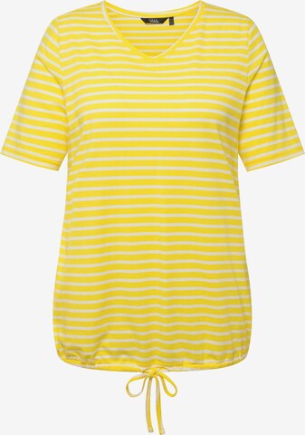 T-shirt Ulla Popken en jaune : devant