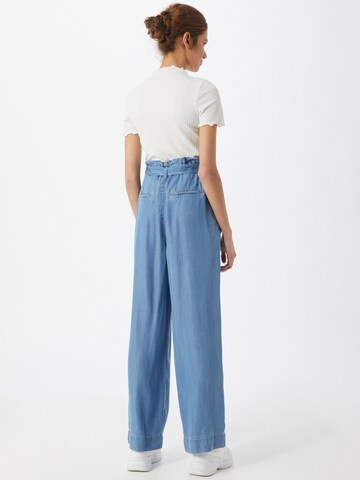 ABOUT YOU Wide leg Broek 'Sienna' in Blauw