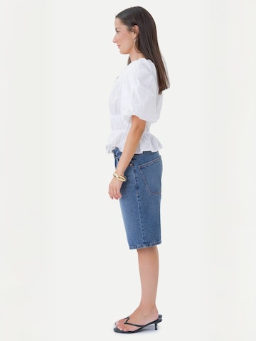 TEESHOPPEN Top ' Valentina ' in Wit
