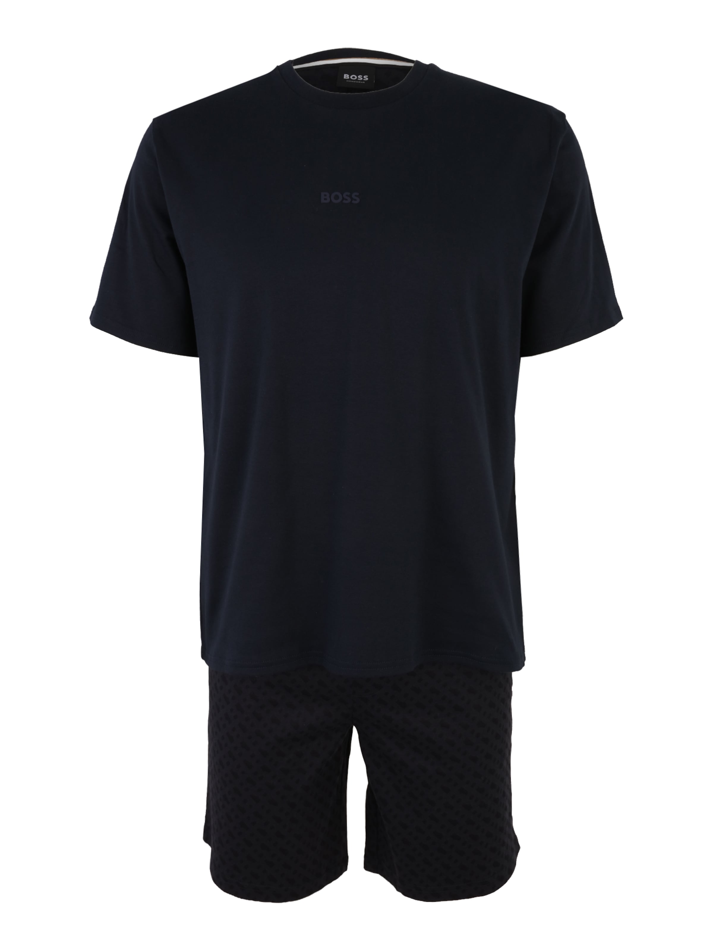 BOSS Pyjama in Blau: Vorderseite