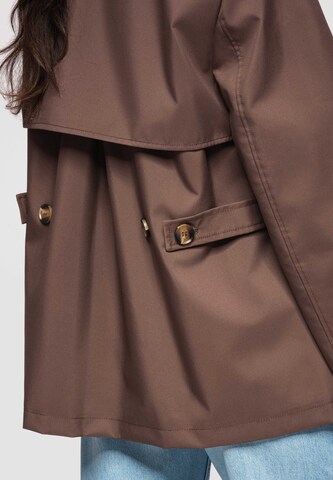 Manteau mi-saison 'OW-COLC-0114' Ombre en marron