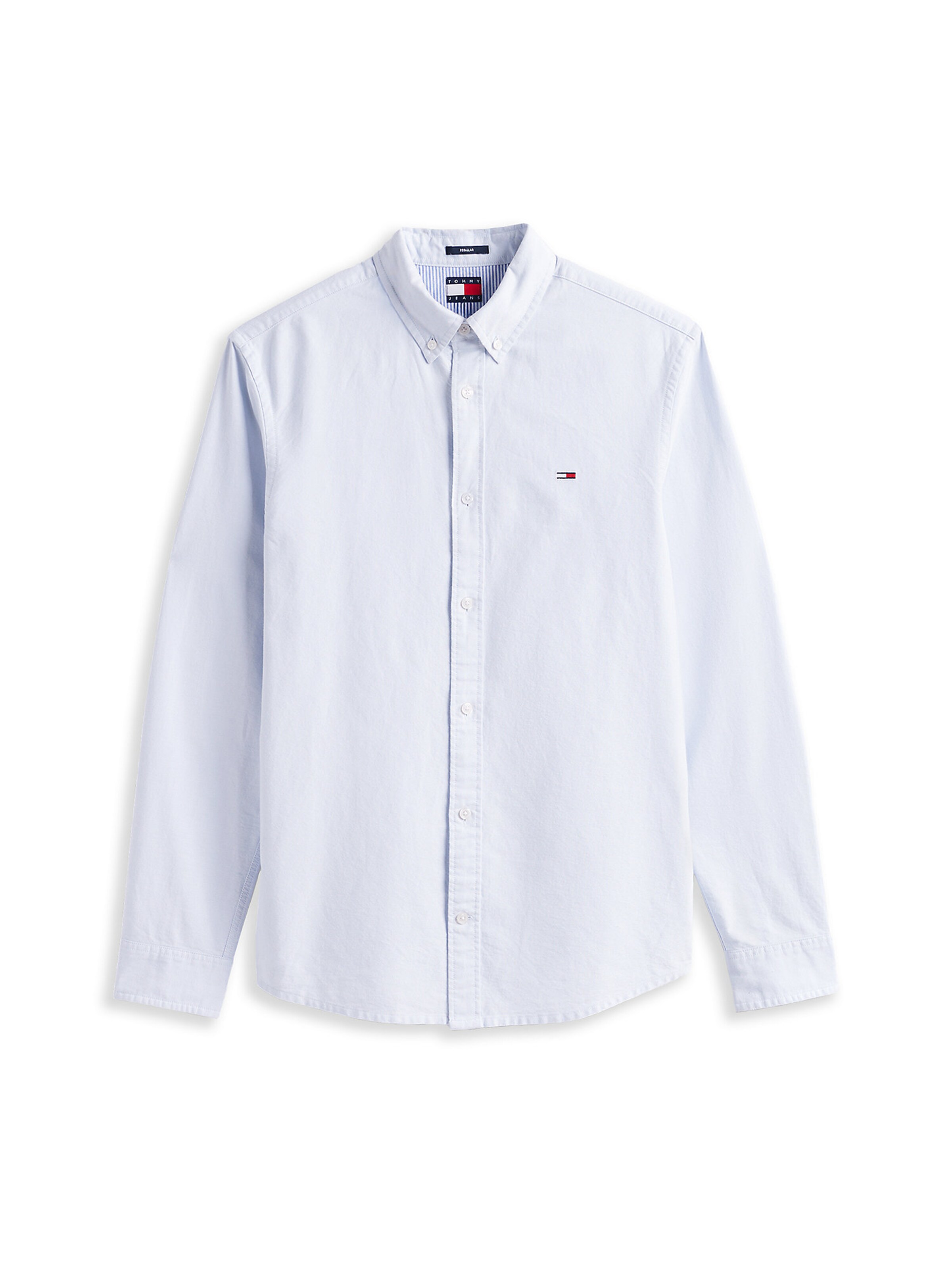Tommy Jeans Hemd in Blau: Vorderseite