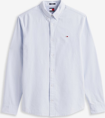 Tommy Jeans Overhemd in Blauw: voorkant