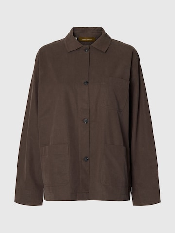 Camicia da donna di SELECTED in marrone