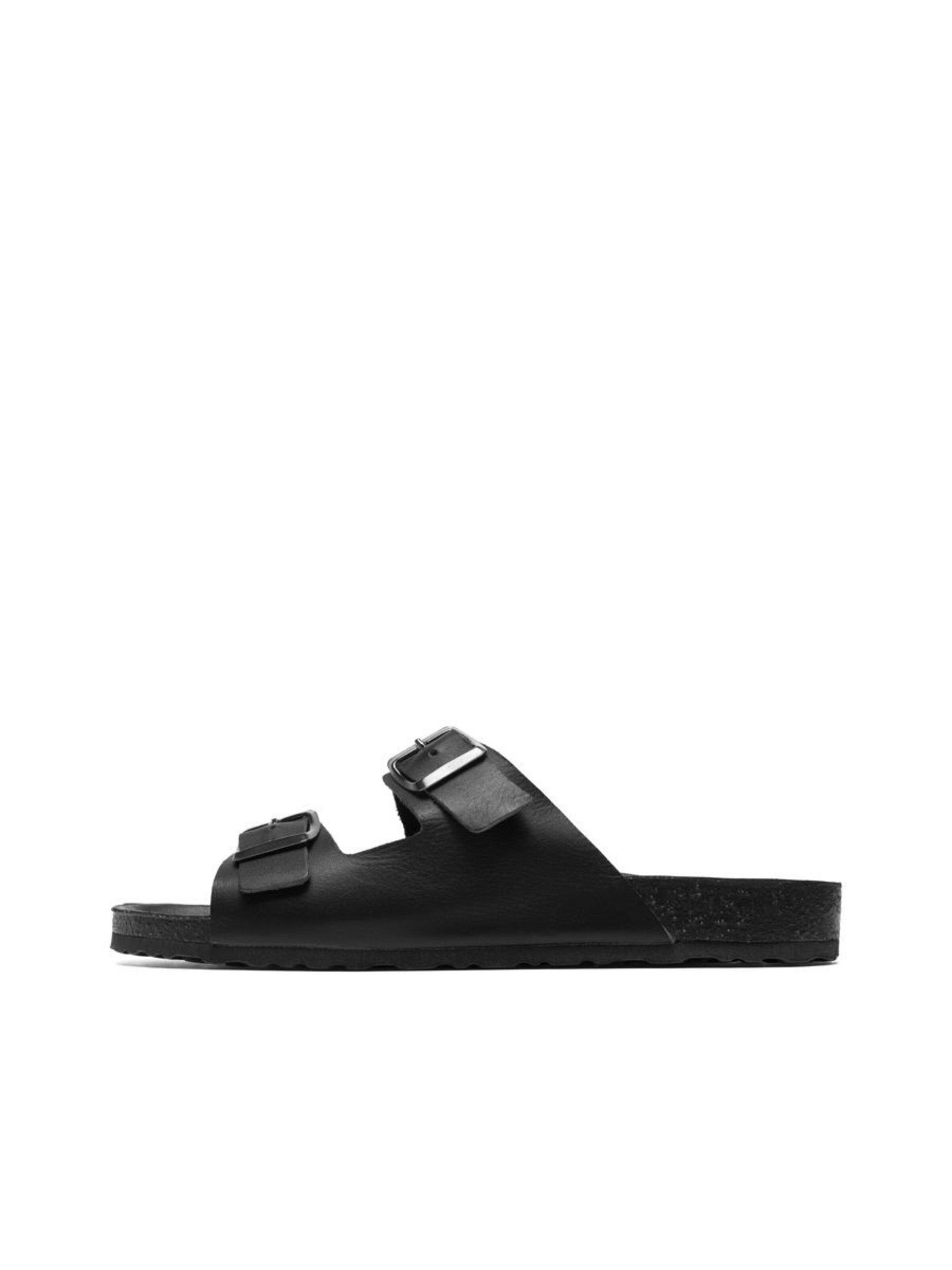 Bianco Mules 'EMILIO' in Black: front