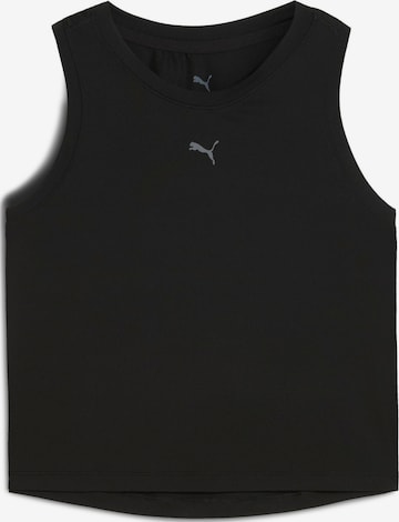PUMA Top in Black: front
