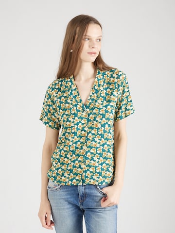 King Louie Blouse 'Ella Tammie' in Green: front
