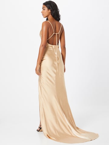 Robe de soirée True Decadence en beige