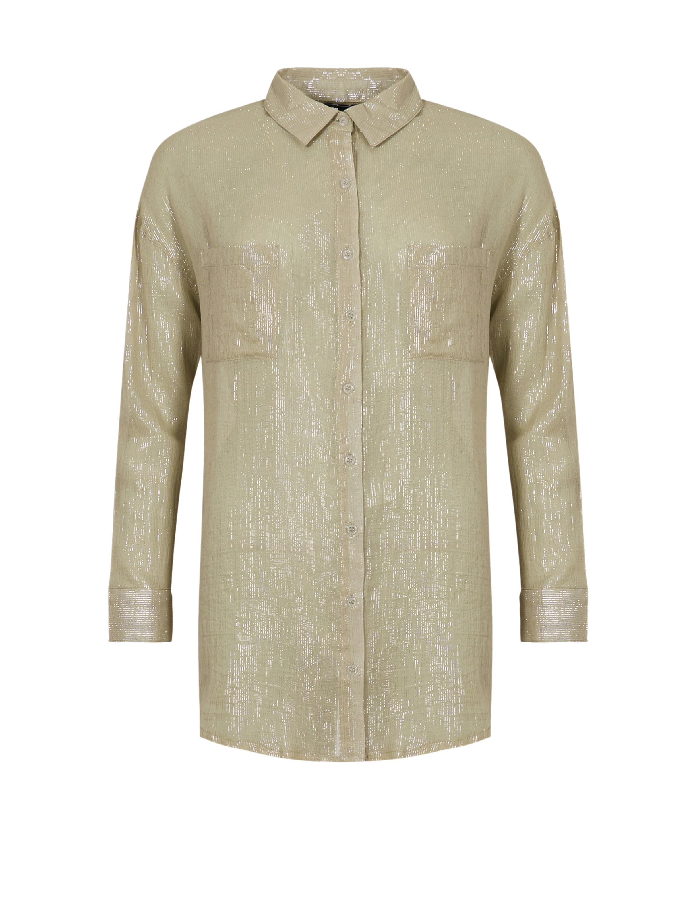 South Beach Bluse in Grün: Vorderseite