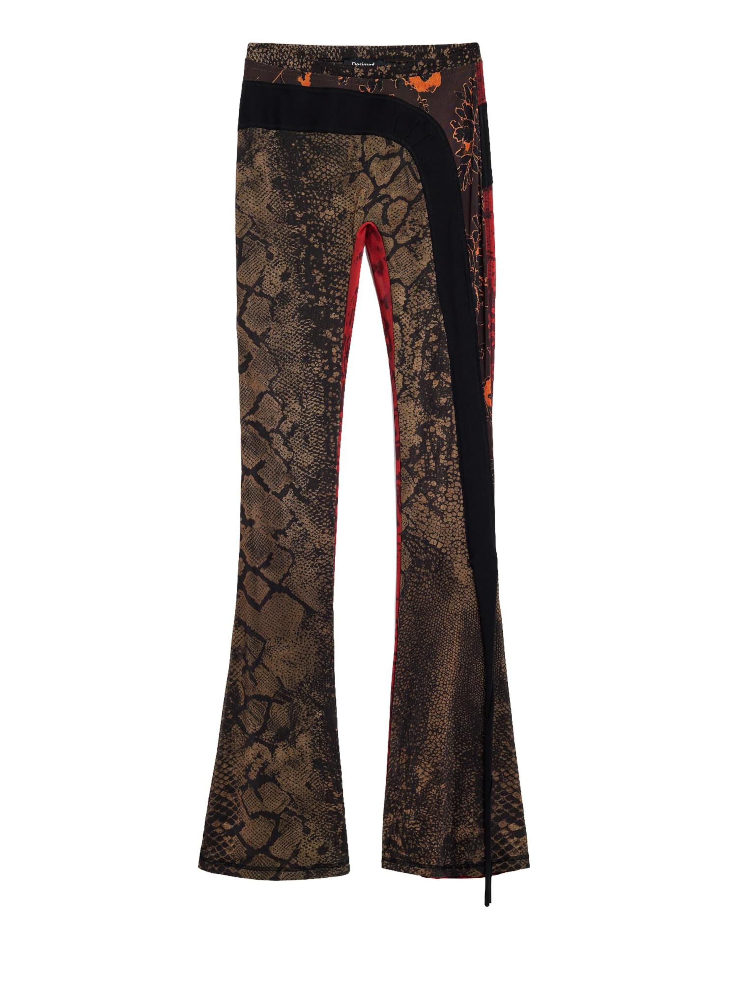 évasé Pantalon Desigual en mélange de couleurs : devant
