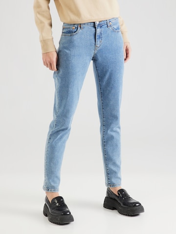 LEVI'S ® Tapered Jeans 'Mid Rise Boyfriend' in Blauw: voorkant