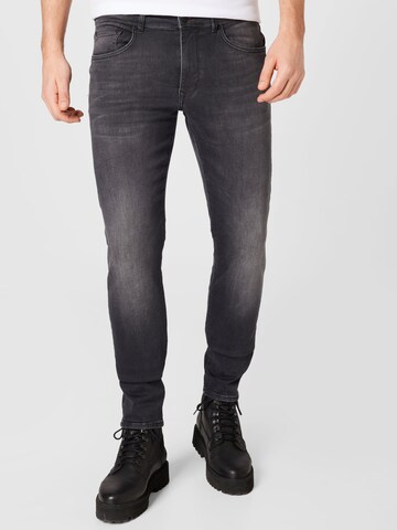 Petrol Industries Slimfit Jeans in Zwart: voorkant