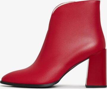 CESARE GASPARI Ankle Boots 'Classic' in Rot: predná strana