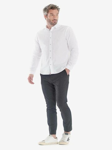 Le Temps Des Cerises Regular fit Overhemd 'Dorus' in Wit