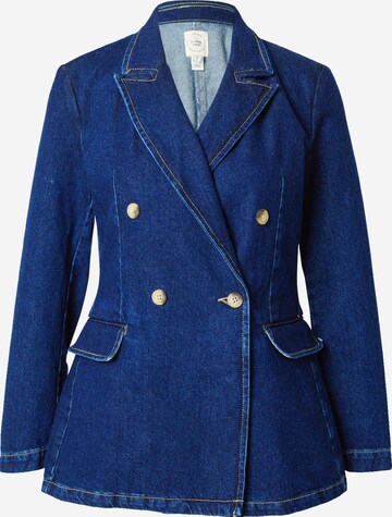 River Island Blazer in Blue: front