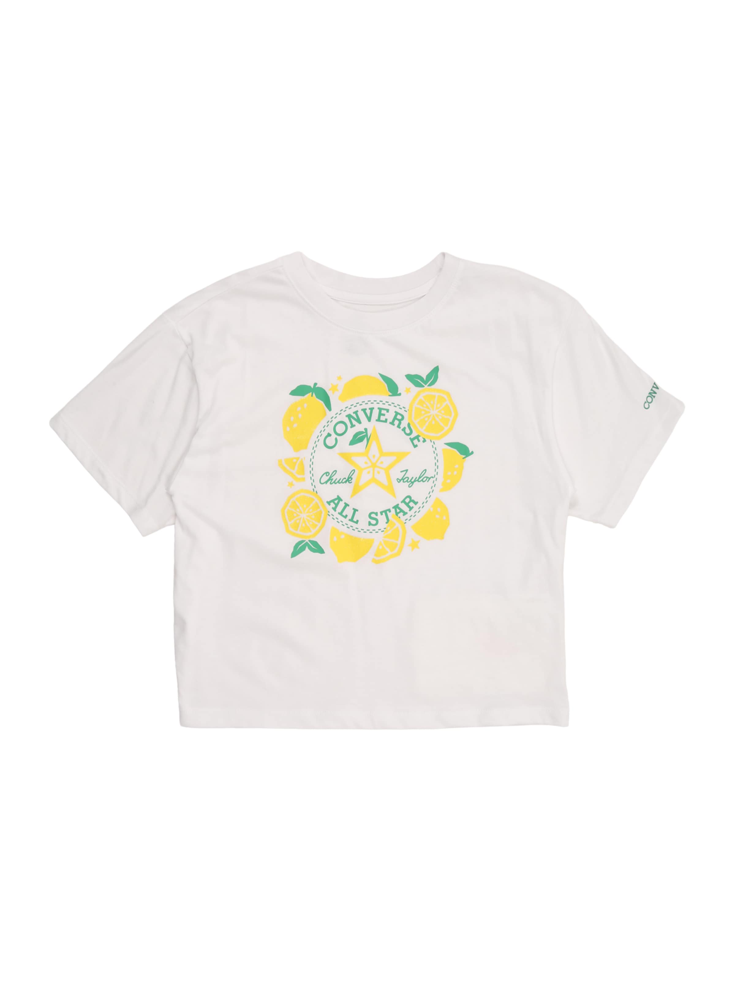 T-Shirt 'SPRING CITRUS LEMON' CONVERSE en rouge : devant