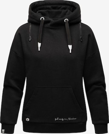 NAVAHOO Sweatshirt 'Zuckerbärchen' in Black: front