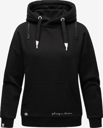 NAVAHOO - Sudadera 'Zuckerbärchen' en negro: frente