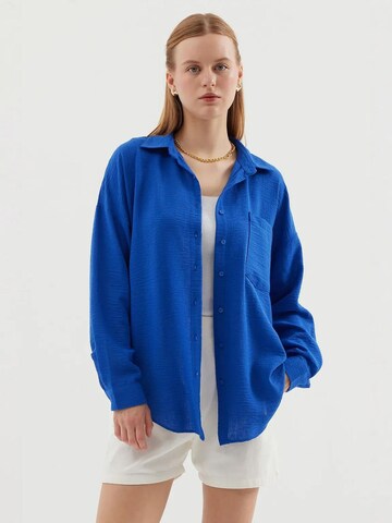 Camicia da donna di Bigdart in blu: frontale