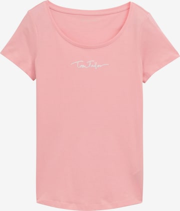 TOM TAILOR Shirt in Pink: front