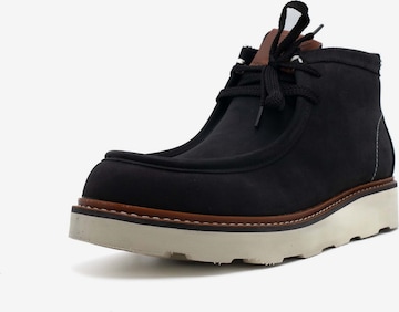 Docksteps Mokassin 'Oakland' in Schwarz: Vorderseite