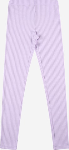Pieces Kids Skinny Leggings 'MOLLY' in Purple: front