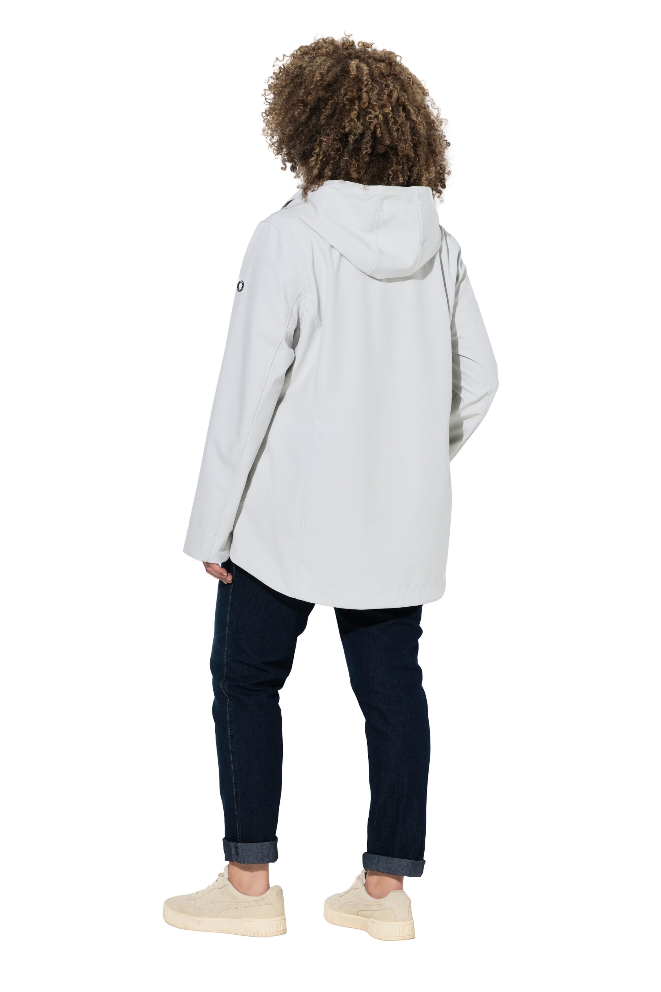 Ulla Popken Functionele jas in Beige