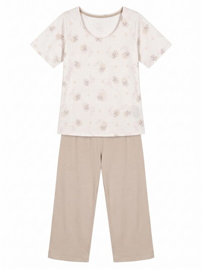 Donna Pyjama 'Sandi'‌‌‌‌‌ in S in beige, Produktansicht