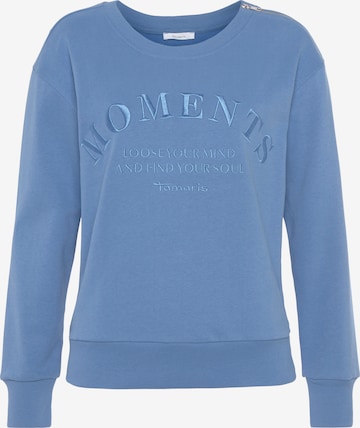 TAMARIS Sweatshirt in Blue: front