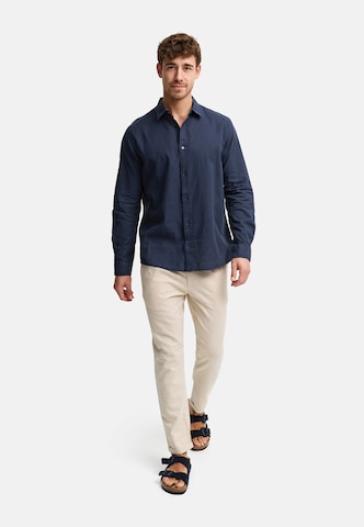 INDICODE JEANS Regular fit Business shirt 'Ceppo' in Blue