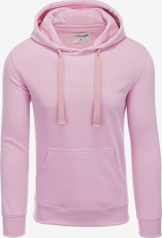 Sweat-shirt 'B1351' Ombre en rose : devant