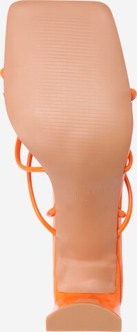 Simmi London T-Bar Sandals 'RHIA' in Orange