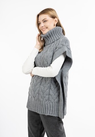 DreiMaster Vintage Sweater in Grey: front